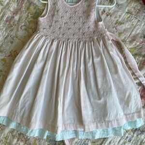 Ralph Lauren Pink and Light Blue Kids Dress
